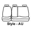 Covercraft SS8460PCGY Polycotton Seatsaver Custom Second Row Seat Cover - Grey — image 4