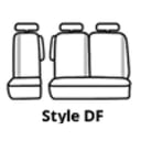 Covercraft SS8479PCGY Polycotton SeatSaver Custom Third Row Seat Covers Grey — image 1