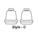 Covercraft SS3470PCCH SeatSaver Custom Front Row Seat Covers Polycotton Charcoal — image 1