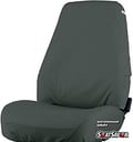 Covercraft Waterproof Polyester SeatSaver Custom Front Row Seat Covers Grey — image 1