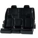 Covercraft GTC4136ABLTBK Precision Fit Leatherette Front Row Seat Covers Black — image 1
