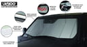 Covercraft UV11809SV UVS100 Custom Sunscreen Silver for 2023 Kia Sportage — image 1