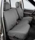 Covercraft SS3489PCGY SeatSaver Polycotton Front Seat Cover Gray — image 1