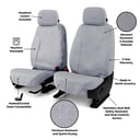 Covercraft SS2617WFBK SeatSaver Custom Seat Cover Wetland Field Black — image 1