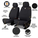 Covercraft GTC4367ABCOBK Carhartt Super Dux PrecisionFit Custom Seat Cover Black — image 2