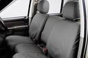 Covercraft SS2552PCGY Polycotton SeatSaver Custom Front Row Seat Covers - Grey — image 2