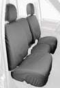 Covercraft SS3374PCGY Polycotton SeatSaver Custom Front Row Seat Covers - Grey — image 2