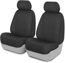 Covercraft SS2412PCCH Polycotton SeatSaver Custom Front Seat Covers Charcoal — image 2