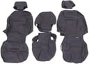 Covercraft SS3437PCCH Polycotton Seatsaver Custom Front Row Seat Covers Charcoal — image 1