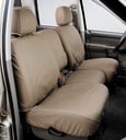 Covercraft Polycotton Seatsaver Custom Front Row Seat Covers Taupe — image 1