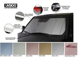 Picture of Covercraft UV11288SV Custom Windshield Sunscreen Window Cover - UVS100 Silver