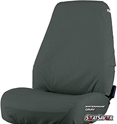 Picture of Covercraft Waterproof Polyester SeatSaver Custom Front Row Seat Covers Grey