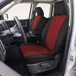 Picture of Covercraft GTC1251ABENRB Precision Fit Endura Front Row Seat Covers Red/Black