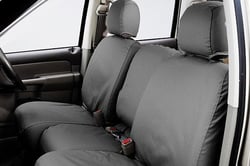 Picture of Covercraft SS2503PCGY Polycotton SeatSaver Custom Front Row Seat Covers - Grey