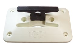 CIPA 02101 Retractable Dock Cleat White with Black Cleat — image 2