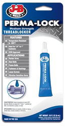 Picture of JB Weld 24206 Perma-Lock Medium Strength Threadlocker Blue 6ml