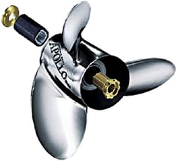 Picture of Michigan Wheel 993155 Apollo Stainless Steel Propeller 13.125 x 19 3-Blade