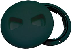 Picture of T-H Marine DPSLP61DP Sure-Seal Low Profile Twist-Out Deck Plate 6" Black