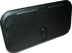 Picture of T-H Marine HDS13241DP Designer Series Access Hatch Non-Locking 12-7/8" x 23-3/4" Black