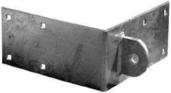Picture of Tie Down Engineering 25491 Male Outside Corner Dock Connector 10-Inch Galvanized Steel