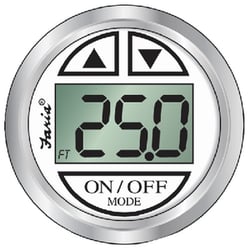 Picture of Faria Instruments 13851 Chesapeake SS White 2" Digital Depth Sounder with In-Hull Transducer