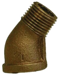 Picture of Brass Fittings 44206 1-1/4" Bronze 45 Degree Street Elbow