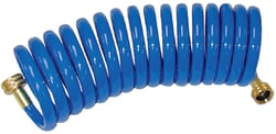 Picture of T-H Marine WDHBR25BBDP Coiled Washdown Hose with Straight Nozzle 25ft