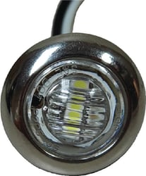 Picture of T-H Marine LED-51977-DP Push-In Utility Light with Stainless Steel Bezel