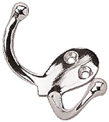 Picture of Sea-Dog Line 671510-1 Double Coat Hook Chrome Plated Brass