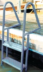Picture of Tie Down Engineering 28274 Galvanized 4-Step Dock Ladder 300 lb Capacity