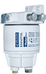 Picture of Racor 120R-RAC-02 Spin-On Fuel Filter Water Separator 10 Micron Aluminum Bowl Marine