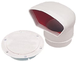 Picture of Sea-Dog Line 727130-3 Low Profile Cowl Vent with Snap-On Deck Plate