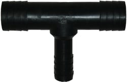 Picture of T-H Marine TEE250DP Tee Fitting 1-1/8" x 3/4" x 1" Barbed Hose Adapter