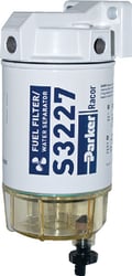 Picture of Racor 320R-RAC-01 Spin-On Fuel Filter Water Separator 10 Micron with Clear Bowl for Outboards