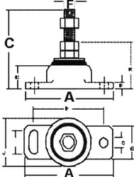 Picture of Barr Marine 80001 Rubber Engine Mount