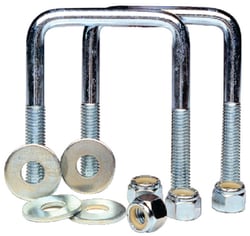Picture of Tie Down Engineering 86215 Square U-Bolt Kit 1/2-13 x 2-1/16 x 4-13/16 Zinc Plated Trailer Hardware