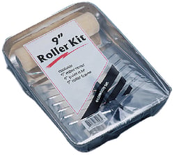 Picture of Redtree 35008 3-Piece Paint Roller Kit with 9-Inch Roller Cover Frame and Tray