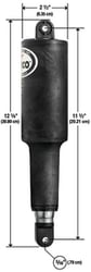 Picture of Lenco 15061-001 24V Replacement Actuator for 101 Standard Series Trim Tabs