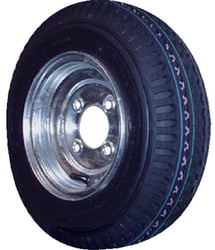 Picture of Loadstar Tires 30090 Bias Tire and Wheel Assembly 570-8 4-Hole 4-Ply Galvanized Rim