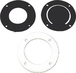 Picture of Moeller 020308-10 Cockpit Scupper Valve White Plastic Drain Valve
