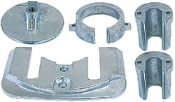 Picture of B & S Anodes BSMBRAVO1KITZ Bravo I Zinc Anode Kit for MerCruiser Sterndrives