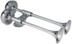 Picture of AFI 10011 Marinco Compact Dual Trumpet Electric Horn 12V Stainless Steel
