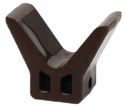Picture of Tie Down Engineering 86420 2" V-Style Poly Vinyl Bow Stop Black