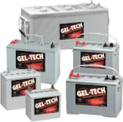 Picture of Batteries 8G8D Gel-Tech Dryfit 12 Volt Deep Cycle Battery