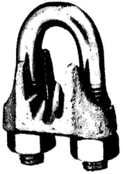 Picture of Chicago Brand 231909 Wire Rope Clip 1/2" Galvanized Malleable