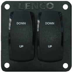 Picture of Lenco 15098-001 Single Rocker Switch for Twin Hatch Lifts with Deutsch Plug