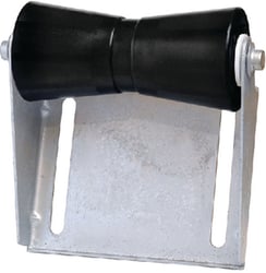 Picture of Tie Down Engineering 86433 12" Black Rubber Keel Roller Panel Bracket Assembly