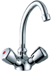 Picture of Scandvik 70002 Chrome Plated Brass Swivel J-Spout Galley Faucet