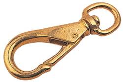 Picture of Sea-Dog Line 139133-1 Brass Swivel Eye Snap #3 Marine Hardware