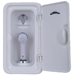 Picture of Scandvik 14126 Vertical Shower Box with White Sprayer and 6' Hose
